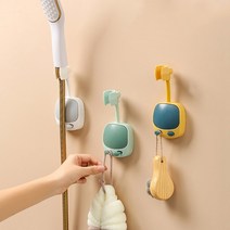 자바라 샤워기홀더 각도조절 샤워기거치대 자유손 샤워기헤드걸이 접착식 샤워기걸이, No.01 자바라 샤워기홀더 화이트