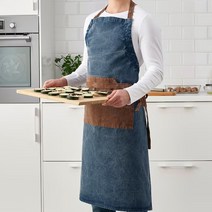 그릴티데르 앞치마 블루브라운 69x92cm 405.421.85