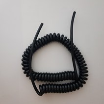 우레탄 스프링코드선 0.25SQ x 24C 5M 말린길이 약58cm 유광