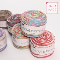 단나염으로 상큼한 12가지 색상 마크라메 디그레이드 Macrame Degrade 리네아 마크라메 짜임의 통통한 소품실, 3785