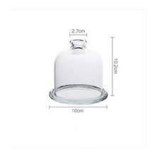 유럽 스타일 투명 디저트 플레이트 페이스트리 홈 크리에이티브 키케이크 커버 스낵, 01 C 1PCS