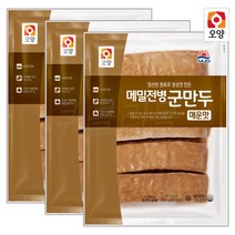 [퀴클리몰] 사조오양 메밀전병 군만두 매운맛 1.2kg x 3개