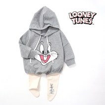 리틀래빗 아동용 봄가을 루니툰 BB 버니 후드 레깅스 세트