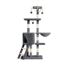 backrobo 조립식 캣타워 타입 중형 캣타워, 1개, 그레이-1