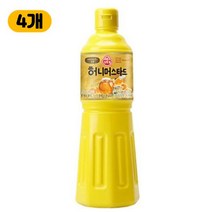 포장용 업소용 맛있는 소스 허니머스타드 1 050g 오뚜기, 4개