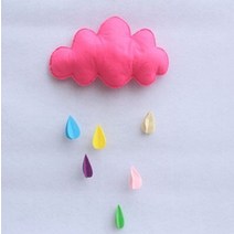 원터치텐트 원터치그늘막 백패킹텐트 리빙쉘텐트 거실형텐트 한강 돔 쉘터 텐트 간단설치 접는 tipi 인도 놀이 집 천막 실내 야외 캠핑 카바나 유아 홈 플레이 wigwam, 구름 장식-빨간색