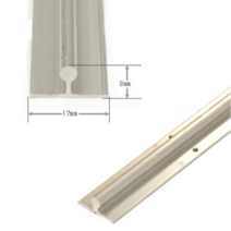 창호용 샤시 샷시 레일 오메가 미닫이 문 목문 양날 2700mm 10개입