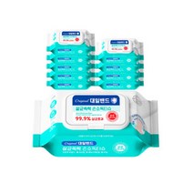 대일밴드 살균 손소독티슈20매10팩, 대일밴드 살균쓱싹 손소독티슈20