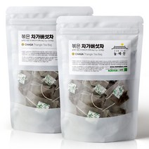늘해찬 볶은 차가버섯 티백 차가버섯차 티백 삼각티백 대용량, 100개입, 1g
