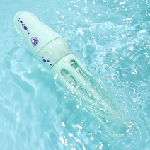 수영 문어 돌고래 팽귄 물고기 물개 낙지 수영장 실외 물놀이 장난감 강남 유치원 선물, 수영문어[민트그린]무상배터리+드라이버