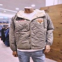 지프 [JEEP] JK4JPU251 뽀글이 안감 퀼팅 패딩 후드 점퍼