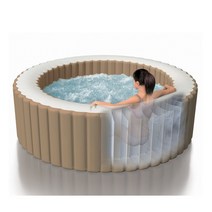 인텍스 INTEX PURE 버블 마사지 스파 4인 6인용 인덱스 반신욕 야외 노천탕 가정용 펜션, 4인용