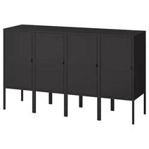 이케아 LIXHULT 릭스훌트 수납장 140x35x82 cm, 앤트러싸이트 193.883.60