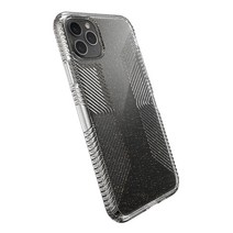 Speck Products Presidio V-Grip 아이폰 11 프로 맥스 케이스 투명/패럿 핑크