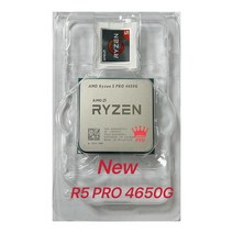CPU AMD Ryzen 5 PRO 4650G R5 3.7GHz 6 코어 12 스레드 65W CPU 프로세서 L3 8M 100000000143 소켓 AM4 ne, 한개옵션0