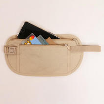 여헹용 복대 허리 여권 지갑 소매치기방지 가방 2컬러