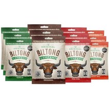 영국직구 오리지널 빌통 회사 빌통 맛 박스. 네 가지 맛 오리지널 스모키 BBQ 피리 피리 마늘. 고단백질 간식. 영국산 & 아일랜드산 쇠고기로 제작. (전 4가지 맛 12X30g), 상세참조, 수량, 상세참조