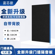 도어 차음 시트 판넬 침실 가족 ktv 방음스펀지, T08-(블루심