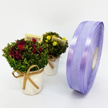 포장 리본 끈 제이제이리본 양단오간디B 7mm 15mm 25mm 40mm 20컬러 ( 길이 45M 90M ) 공단리본, OB12, 40mm(45M)