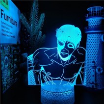 수면등 무드등 BJ 알렉스 안지원 3D Led 야간 조명 애니메이션 환상 램프 USB, 크랙 베이스, 리모컨 없음