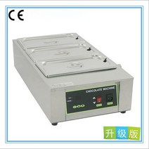중탕기 업소용중탕기 유리 전기 황토 대용량 도자기 110V 220V 물 가열 상업용 304 스테인레스 스틸 초콜릿 용해로 녹는 기계 3 실린더 EU/AU/UK/US, [02] 220V