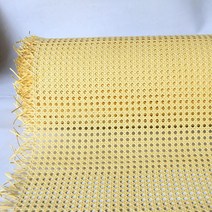 라탄케인 바구니 라탄 원단 40cm PE 플라스틱 등나무 웨빙 롤 지팡이 고리 버들 시트 의자 테이블 가구 수, 01 yellow_19 45x70cm