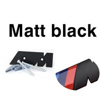 캐스퍼꾸미기 입체 자동차 프론트 그릴 엠블렘 M 엠블럼 스티커 BMW X1 X2 X3 X4 X5 X6 E46 E90 E60 F10 E3, Matt black_For M Grille