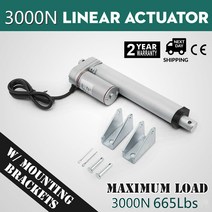 리니어액추에이터 소형 665 Ibs 3000N 4-18 인치 전기 모터 선형 액추에이터 DC 12V 미리메터/초 Lectric, 07 50mm 2 inch_02 3000N 5mms