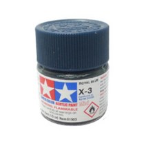 (81503) 타미야 아크릴 도료 X-3 로얄 블루 유광 10ml