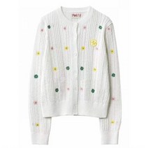 골프 용품 니트 스웨터 자수 패턴 프린트 크루넥 스포츠 재킷 탑 여성용 골프웨어 신제품 가을, 하얀색, XS