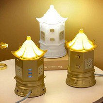 부엉이멀티탭플러그인고용량클릭탭타워스탠드해외여행용층콘센트야간조명조명납작플러그, 상세 페이지 참고, 금 4.8미터