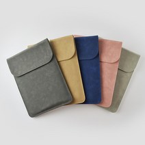 마켓토토 (무료이니셜각인)아이패드 파우치 10인치 11인치 태블릿 갤럭시탭, 딥블루+각인