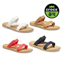 크록스 공식 여성 TULUM TOE POST SANDAL W 4종 택1 21SWFP206108