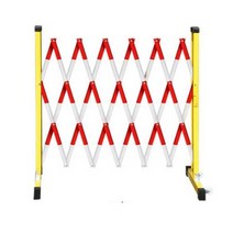 스텐 자바라대문 안전휀스 접이식 학교 바리게이트, 1.2mx길이 7m 빨간색과 흰색이 두꺼워지는