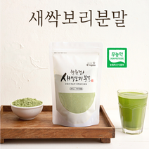 국내산 무농약 새싹보리분말 어린보리새싹 SOD 카로틴 클로로필 가바 사포나린 푸른보리 어린순 저온건조 보리새싹가루 친환경 보리순 새싹보리가루 100%, 2봉, 2501g