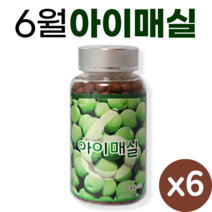 국내산 매실환 6월 아이매실 120g 국산 매실 농축액 50% 국산 마분말 50%, 6개