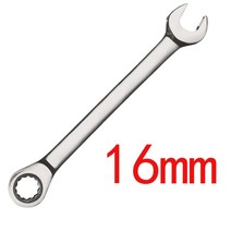 래칫 메트릭 렌치 6MM 24MM 토크 다용도 스패너 자동차 수리 수공구, [11] 16mm repair wrench
