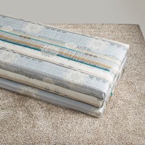 [하비라텍스] ★*단독특가* 하비 순면 3단 접이식 매트리스 커버 5cm~7.5cm Q(패