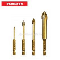 스타렉슨 멀티드릴 TD-50G 5.0x75mm 티타늄코팅 세라믹 벽돌 유리 타일 다용도