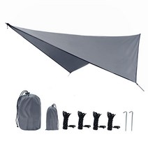 360cm x 290cm 방수 방수포 텐트 그늘 야외 캠핑 해먹 비 플라이 uv 가든 천막 캐노피 차양 초경량 5 색, CAMEL