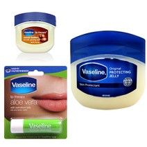 바세린 퓨어젤리50g+립테라피 스틱+립테라피 미니 3종구성, 1세트, 퓨어젤리50g+스틱 알로에+립테라피 코코아