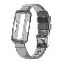 Fitbit-Ace 3/ACE 2/ACE 2/Inspire/Inspire for HR/Inspire 2 for Smart Watch 스트랩 교체 watchband에 대한 영감/영감, 투명한 검은 색