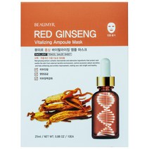 뷰미르 홍삼 바이탈라이징 앰플 마스크팩 25g 10매, 단품, 단품