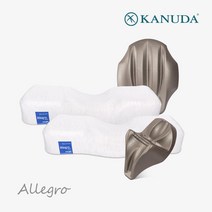 가누다 블루라벨 알레그로 전신케어 더블세트(베개2+머리냅+허리냅) / 메모리폼 경추 기능성 베개, S.S
