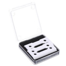 남자바리깡 AD-Wahl 시니어 클리퍼용 지르코니아 세라믹 클리퍼 블레이드 28 개 2, [01] White, 01 White