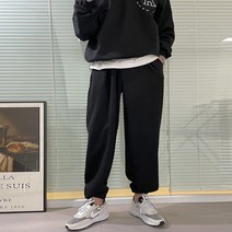 치트키 / 남자 코랄 스트링 오버와이드 쭈리 팬츠
