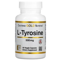 캘리포니아 골드 뉴트리션 L티로신 L타이로신 500mg 60캡슐