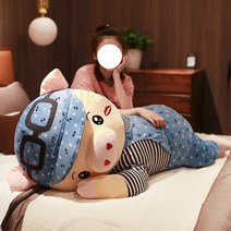 kirahosi 밸런타인데이 선물 준비 안고자는인형 바디필로우 26호+ 덧신 증정 DJle8izd, 블루, 1M (30CM 돌고래 피규어+향낭 증정)