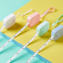 DELI 델리 휴대용 미니 줄자 피팅 센치 인치줄자, 그린(79652)