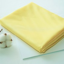 패브릭창 고급공단 샤틴슬라브 공단 양면원단 의류공단 곱창밴드 옷감 테이블보, 옐로